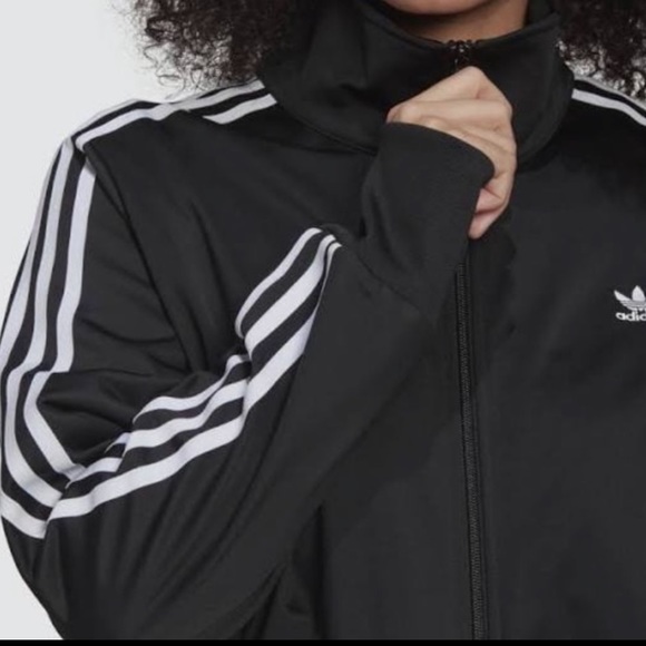 Adidas Original Black Track Jacket with three stripe size small - Picture 9 of 9